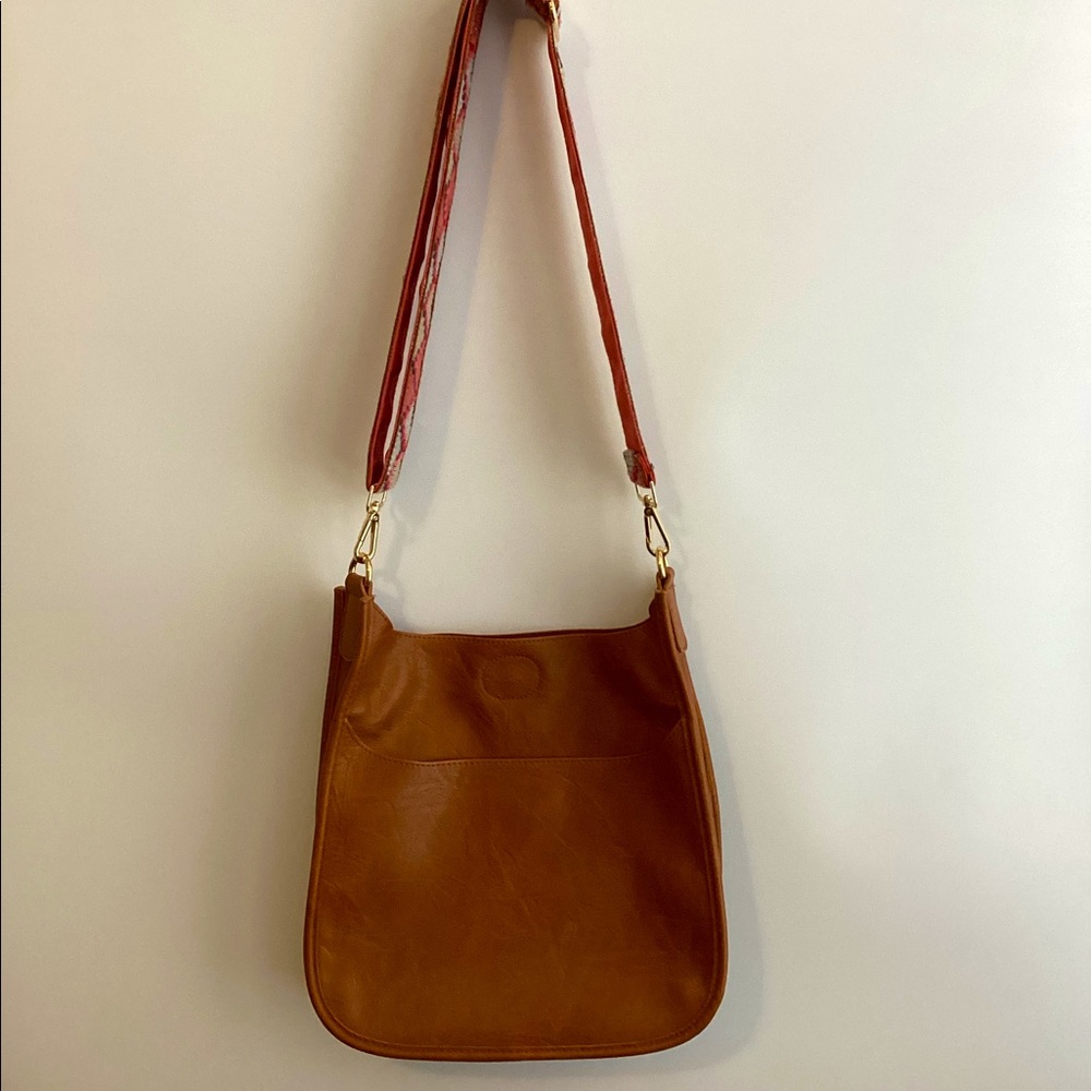Social Threads Vegan Messenger Bag STRAP NOT INCLUDED